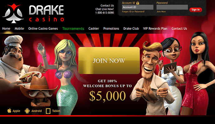 drake casino no deposit bonus codes
